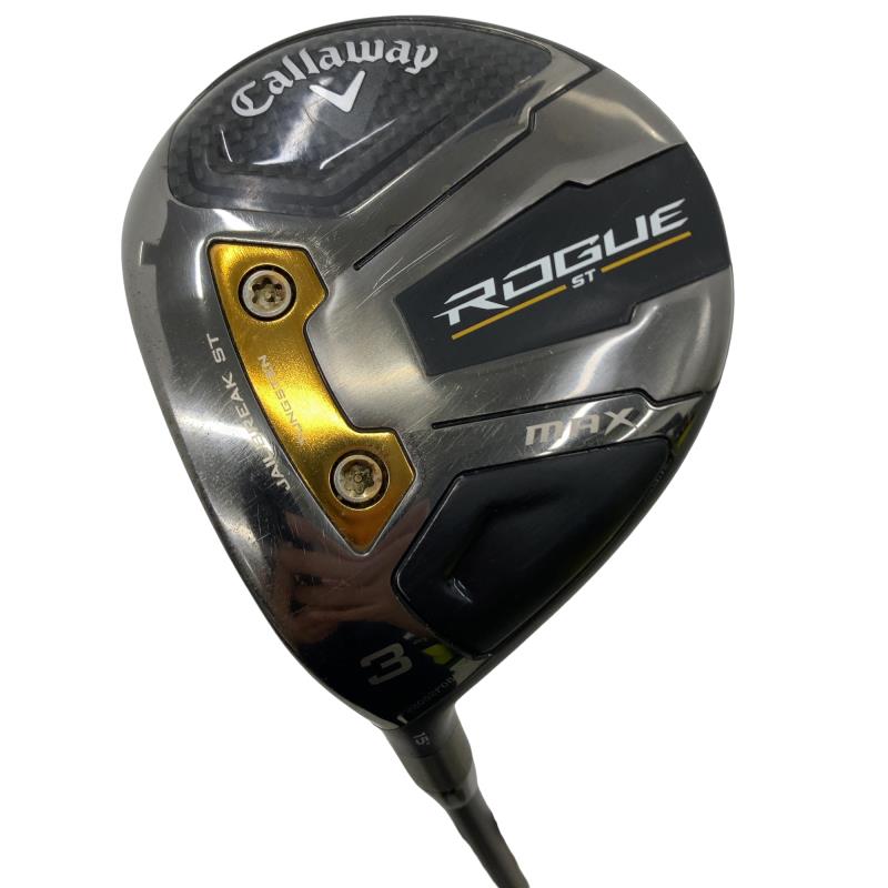 【中古】 キャロウェイ ROGUE ST MAX  3W レフティ フェアウェイウッド FW VENTUS 5 for CW(ROGUE ST FW) (フレックスSR) メンズ 成人男性用 左ぎっちょ レフティ 左用 C序列付ける ゴルフ野球クラブ