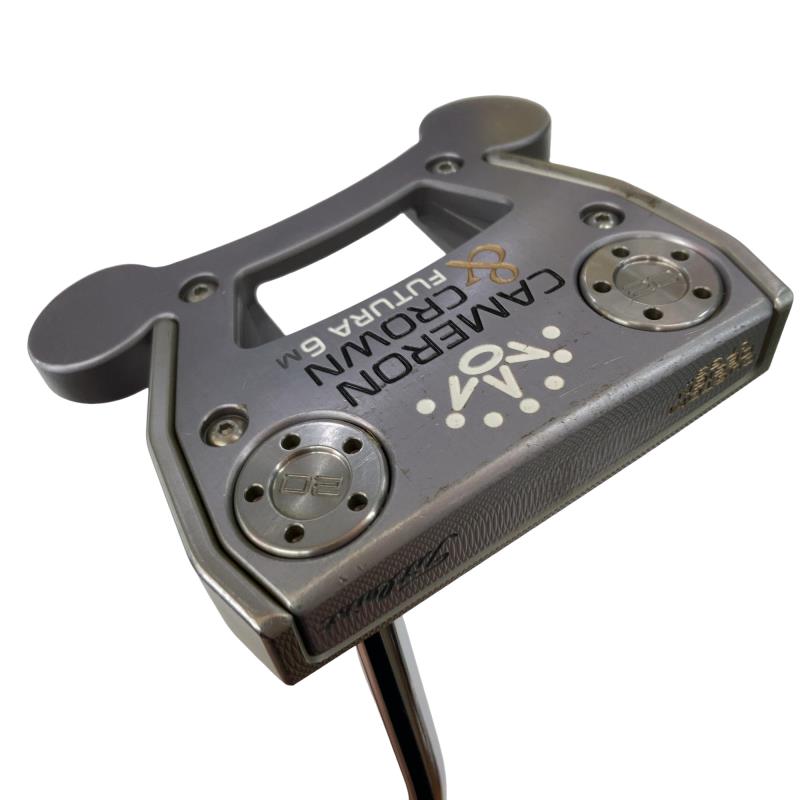 【中古】 タイトリスト SCOTTY CAMERON＆CROWN FUTURA 6M 33in パター PT スチール写真 (フレックス余分の物) メンズ 成人男性用 右利き 右用 C位置づける ゴルフ野球クラブ