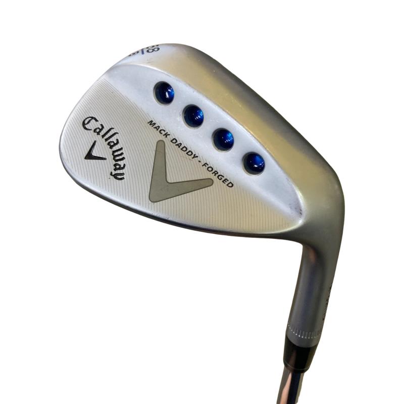 【中古】 キャロウェイ MACK DADDY FORGED ミルキークロム 58&deg;/08&deg; ウェッジ WG Dynamic Gold (フレックスS) メンズ 男性用 右利き 右用 Cランク ゴルフクラブ｜ゴルフパートナー 中古クラブ店