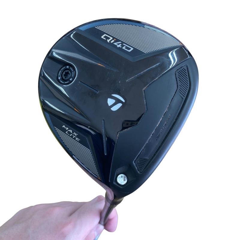 【中古】 テーラーメイド Qi4D MAX LITE 3W フェアウェイウッド FW REAX 45(Qi4D FW) (フレックスR) メンズ 男性用 右利き 右用 Cランク ゴルフクラブ