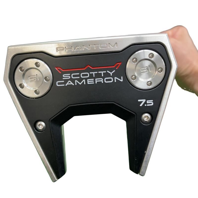【中古】 タイトリスト SCOTTY CAMERON PHANTOM 7.5(2026) 33in パター PT スチール写真 (フレックス余分の物) メンズ 成人男性用 右利き 右用 B位置づける ゴルフ野球クラブ