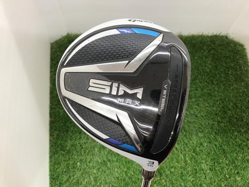 【中古】 テーラーメイド SIM MAX 3W フェアウェイウッド FW 純正特注シャフト (フレックスR) メンズ 男性用 右利き 右用 Cランク ゴルフクラブ