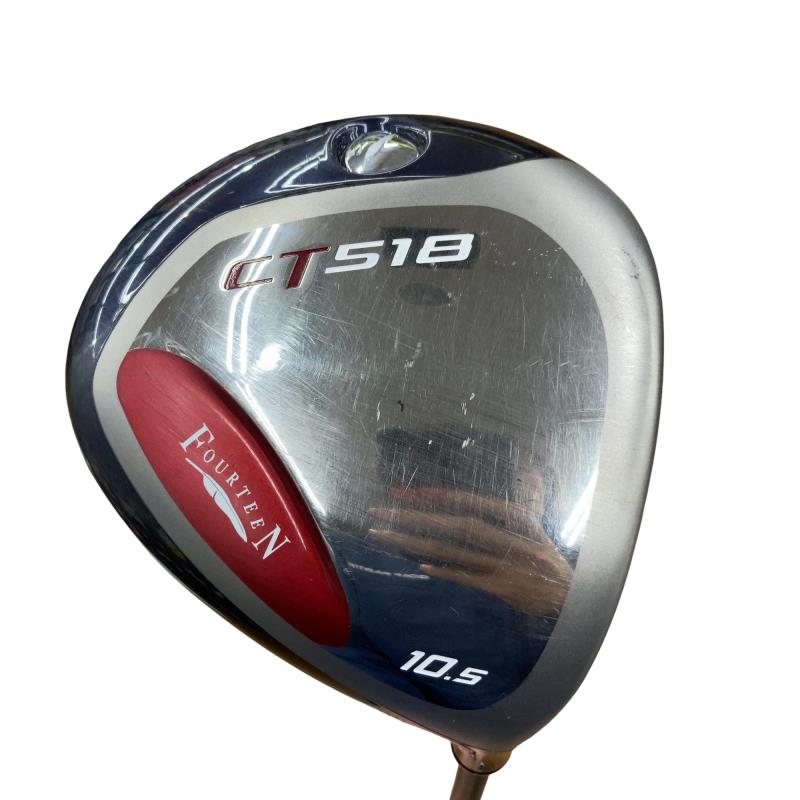【中古】 フォーティーン CT-518 10.5° ドライバー DR TS-916 (フレックスX) メンズ 男性用 右利き 右用 Dランク ゴルフクラブ