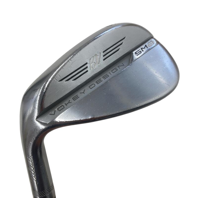 【中古】 タイトリスト VOKEY SPIN MILLED SM8 ツアークロム 50°/12°F レフティ ウェッジ WG 純正特注シャフト (フレックスS) メンズ 男性用 左利き レフティ 左用 Cランク ゴルフクラブ