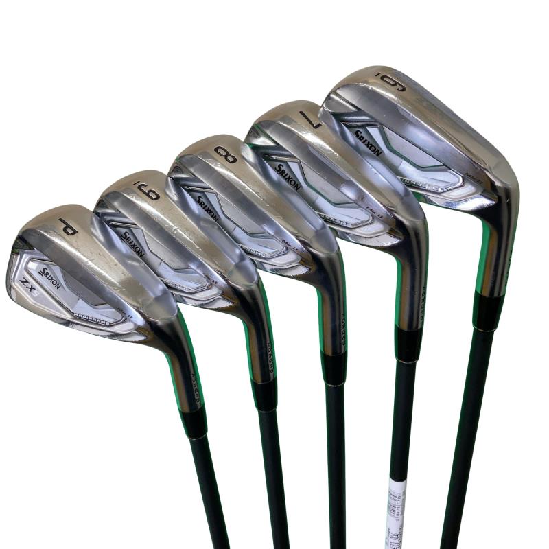 【中古】 ダンロップ SRIXON ZX5 Mk II 6S アイアンセット IR 純正特注シャフト (フレックスS) メンズ 男性用 右利き 右用 Cランク ゴルフクラブ｜ゴルフパートナー 中古クラブ店