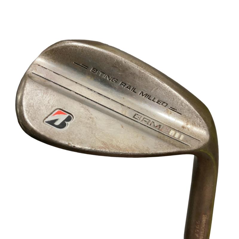 【中古】 ブリヂストン BRIDGESTONE BRM2 ノーメッキ 58°/08°M ウェッジ WG 純正特注シャフト (フレックスS) メンズ 男性用 右利き 右用 Cランク ゴルフクラブ