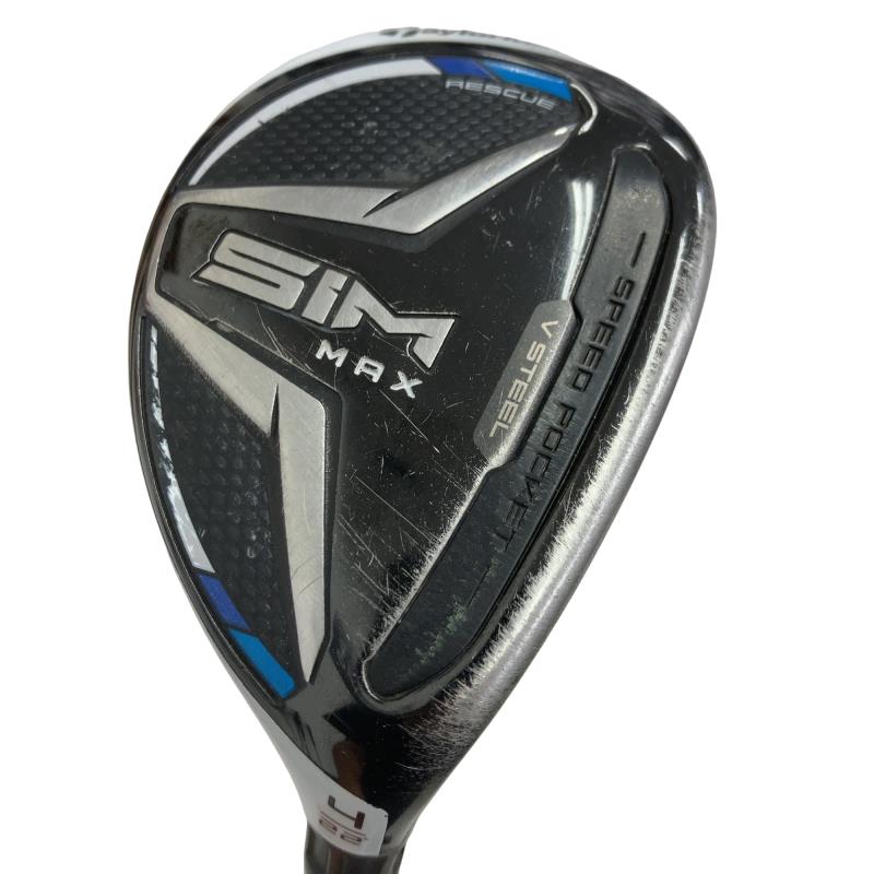 【中古】 テーラーメイド SIM MAX U4 ユーティリティ UT TENSEI BLUE TM60(UT) (フレックスS) メンズ 男性用 右利き 右用 Cランク ゴルフクラブ