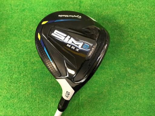 【中古】 テーラーメイド SIM2 MAX 5W フェアウェイウッド FW Tour AD HD-6 (フレックスS) メンズ 男性用 右利き 右用 Cランク ゴルフクラブ