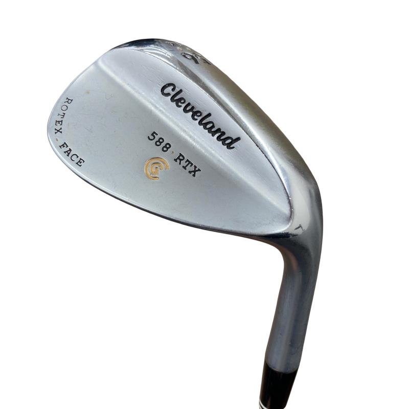 【中古】 クリーブランド Cleveland 588 RTX クローム 56°/14° ウェッジ WG Dynamic Gold (フレックスS) メンズ 男性用 右利き 右用 Cランク ゴルフクラブ