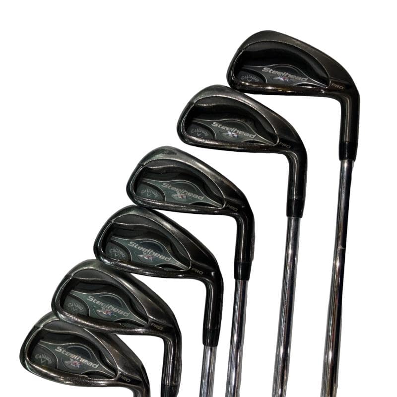 【中古】 キャロウェイ STEELHEAD XR PRO 6S アイアンセット IR NS PRO MODUS3 TOUR120 (フレックスS) メンズ 男性用 右利き 右用 Dランク ゴルフクラブ