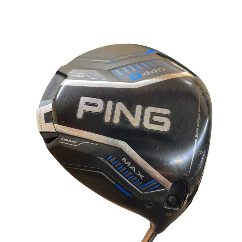 【中古】 ピン G440 MAX  9° １番ウッド DR PING TOUR 2.0 CHROME 65(DR) (フレックスS) メンズ 成人男性用 右利き 右用 C序列付ける ゴルフ野球クラブ