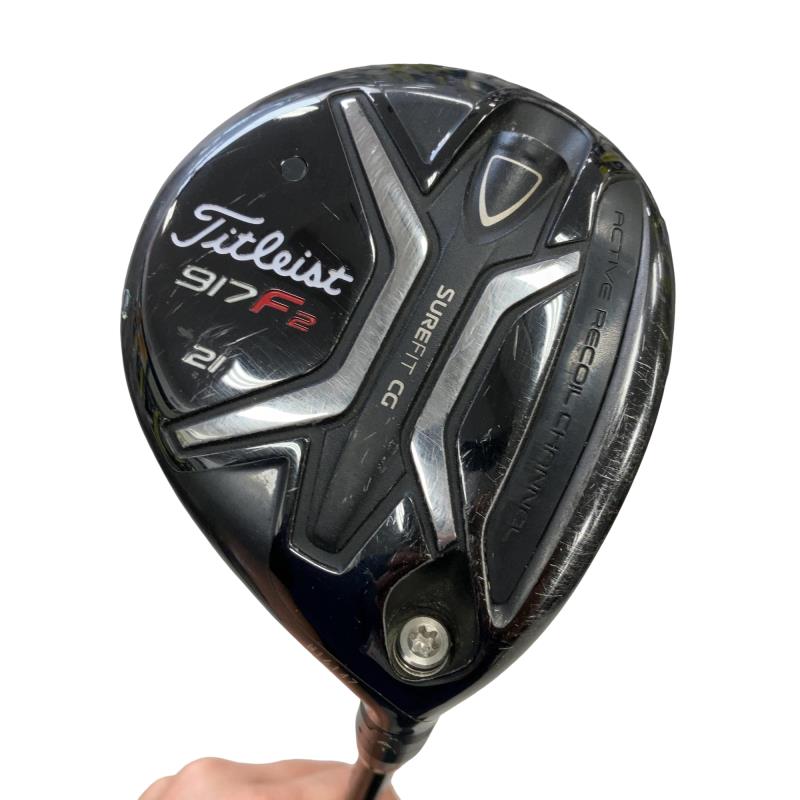【中古】 タイトリスト 917 F2 21° フェアウェイウッド FW Titleist Speeder 517 (フレックスS) メンズ 成人男性用 右利き 右用 C価値づける ゴルフ野球クラブ