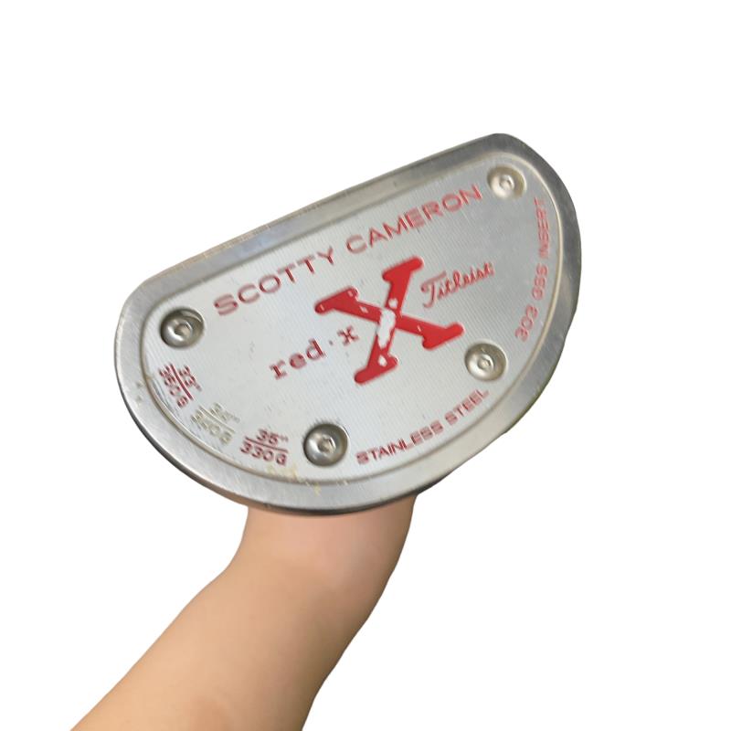 【中古】 タイトリスト SCOTTY CAMERON RED X 34in パター PT スチール写真 (フレックス余分の物) メンズ 成人男性用 右利き 右用 D序列付ける ゴルフ野球クラブ