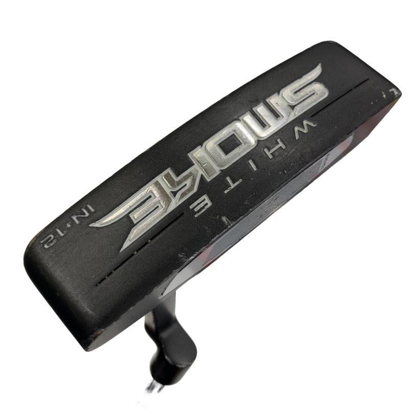 【中古】 テーラーメイド WHITE SMOKE IN-12(ブラック) 33インチ パター PT スチール (フレックスその他) メンズ 男性用 右利き 右用 Cランク ゴルフクラブ