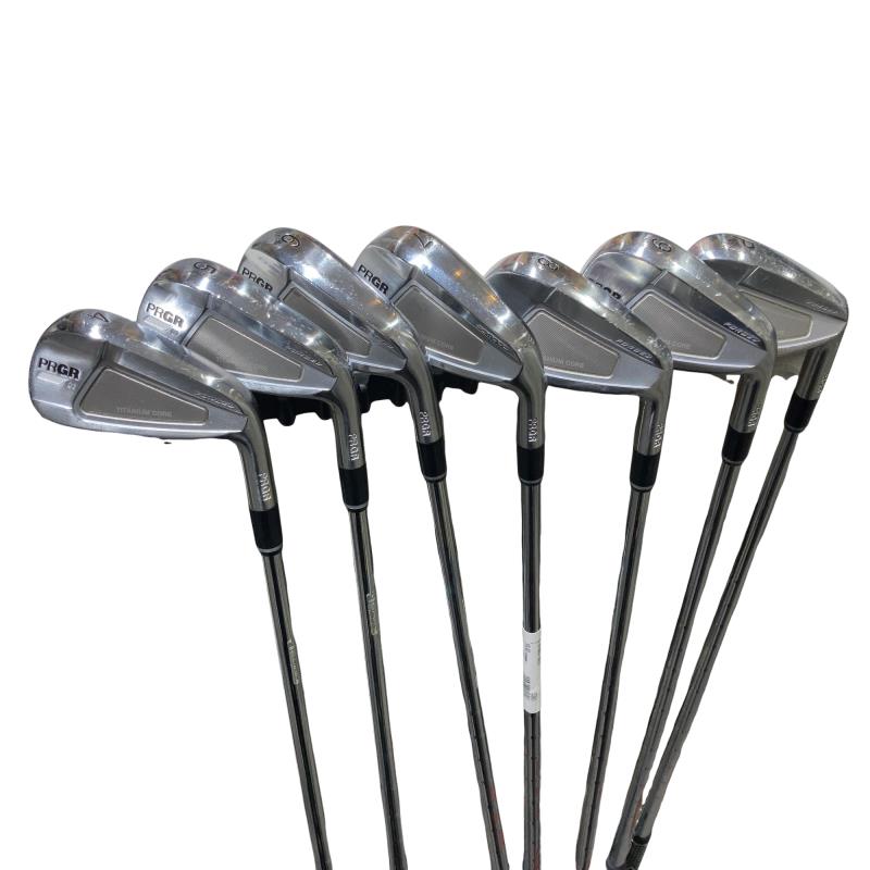 【中古】 プロギア PRGR 01 7S アイアンセット IR NS PRO MODUS3 TOUR105 (フレックスS) メンズ 男性用 右利き 右用 Cランク ゴルフクラブ