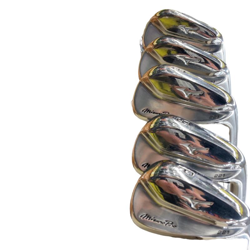 【中古】 ミズノ Mizuno Pro 221 6S アイアン書き割り IR 純然たる特注矢がら (フレックスS) メンズ 成人男性用 右利き 右用 C位置づける ゴルフ野球クラブ