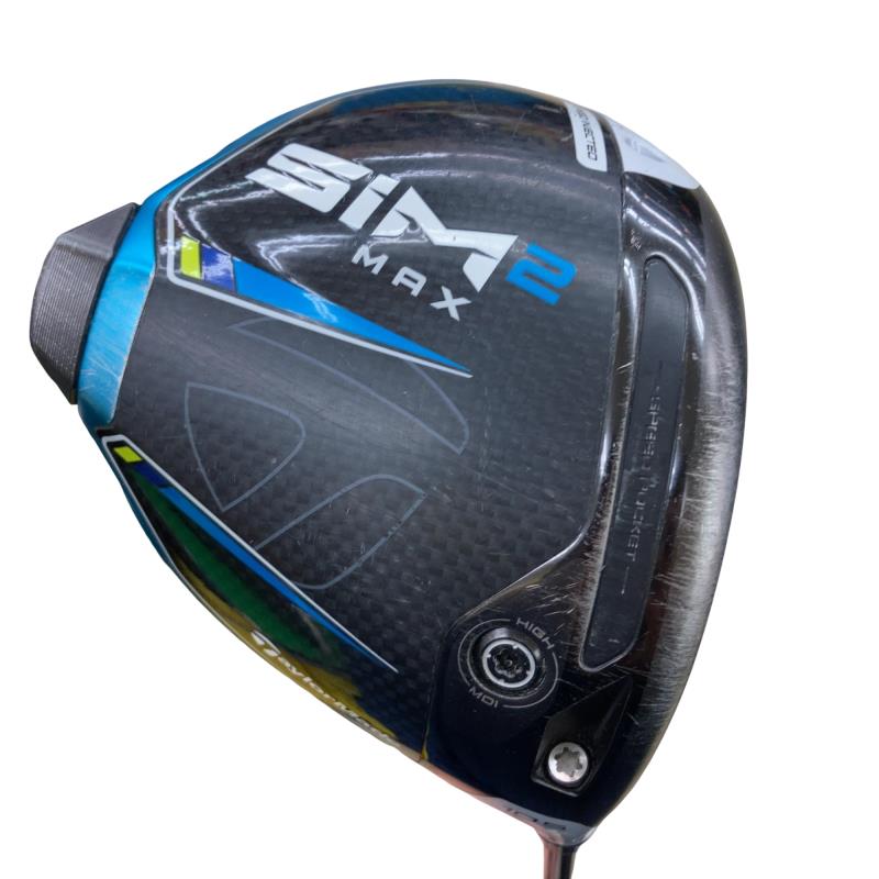 【中古】 テーラーメイド SIM2 MAX 10.5° ドライバー DR 純正特注シャフト (フレックスS) メンズ 男性用 右利き 右用 Cランク ゴルフクラブ