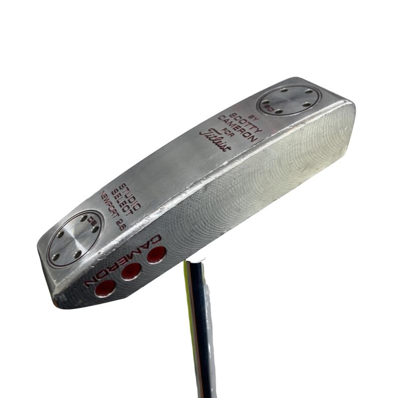 【中古】 タイトリスト SCOTTY CAMERON STUDIO SELECT NEWPORT 2.6 33in(20g) パター PT スチール写真 (フレックス余分の物) メンズ 成人男性用 右利き 右用 C位置づける ゴルフ野球クラブ