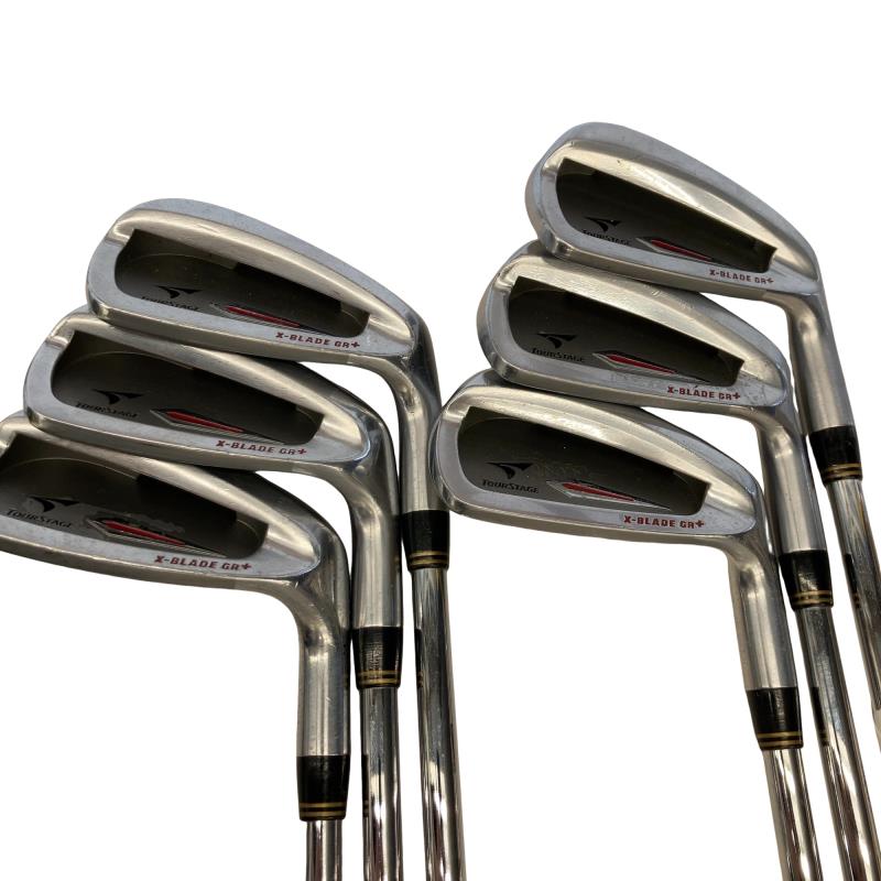【中古】 ブリヂストン TOURSTAGE X-BLADE GR+ 6S アイアン書き割り IR NS PRO 950GH ウェイトフロー (フレックスS) メンズ 成人男性用 右利き 右用 C序列付ける ゴルフ野球クラブ