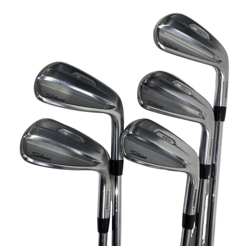 【中古】 タイトリスト Titleist T100S(2021) 5S アイアン仕掛ける IR NS PRO 105T (フレックスS) メンズ 成人男性用 右利き 右用 C価値づける ゴルフ野球クラブ