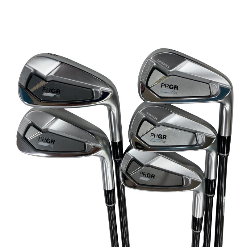 【中古】 労働者階級歯車 PRGR 02(2023) 5S アイアン仕掛ける IR Diamana FOR PRGR(2023 IR) (フレックスSR) メンズ 成人男性用 右利き 右用 C価値づける ゴルフ野球クラブ