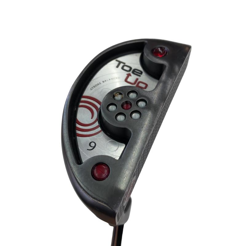 【中古】 オデッセイ Toe Up #9 33in パター PT スチール写真 (フレックス余分の物) メンズ 成人男性用 右利き 右用 C位置づける ゴルフ野球クラブ
