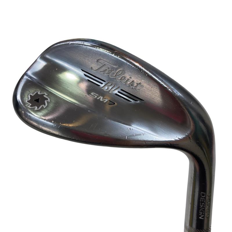 【中古】 タイトリスト VOKEY SPIN MILLED SM7 ツアークロム 58°/14°K ウェッジ WG 純正特注シャフト (フレックスS) メンズ 男性用 右利き 右用 Cランク ゴルフクラブ