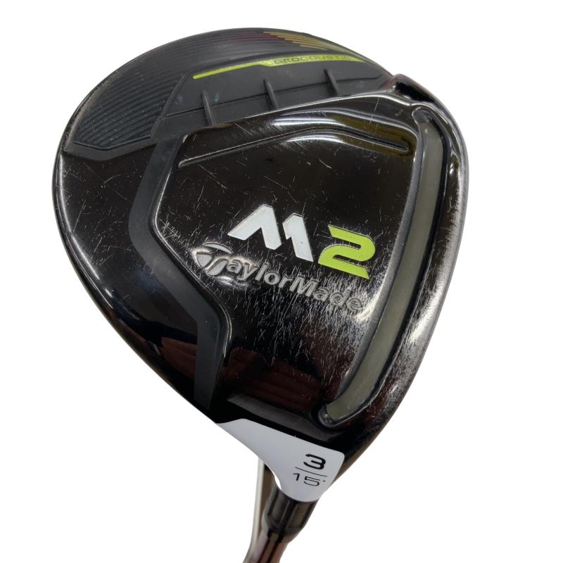 【中古】 テーラーメイド M2(2017) 3W フェアウェイウッド FW 純正特注シャフト (フレックスS) メンズ 男性用 右利き 右用 Dランク ゴルフクラブ