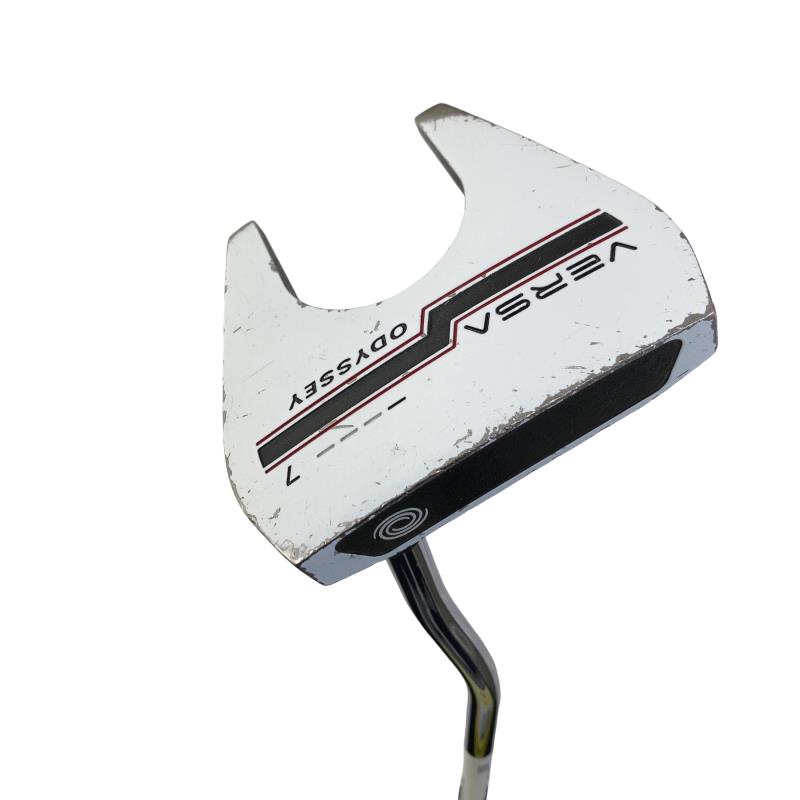 【中古】 オデッセイ VERSA #7 白いこと(ホリゾンタル) 34in パター PT スチール写真 (フレックス余分の物) メンズ 成人男性用 右利き 右用 D価値づける ゴルフ野球クラブ
