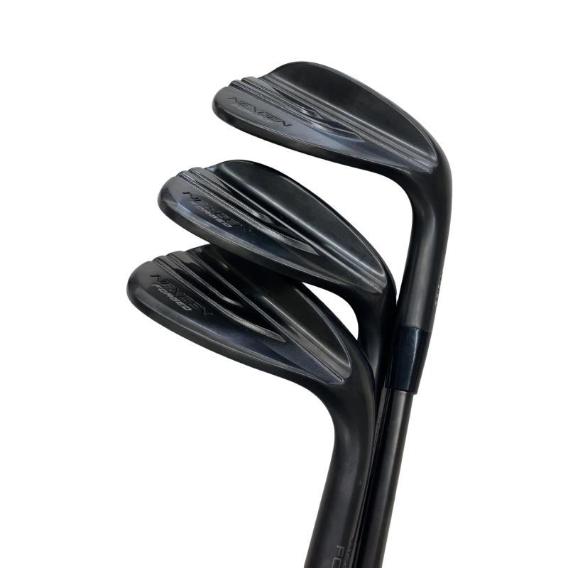 【中古】 ゴルフ共同作業者 NEXGEN FORGED WEDGE DLC Limited 3本書き割り(48°＆52°＆56°) ウェッジ WG NS PRO 950GH neo BLACK (フレックスS) メンズ 成人男性用 右利き 右用 C位置づける ゴルフ野球クラブ