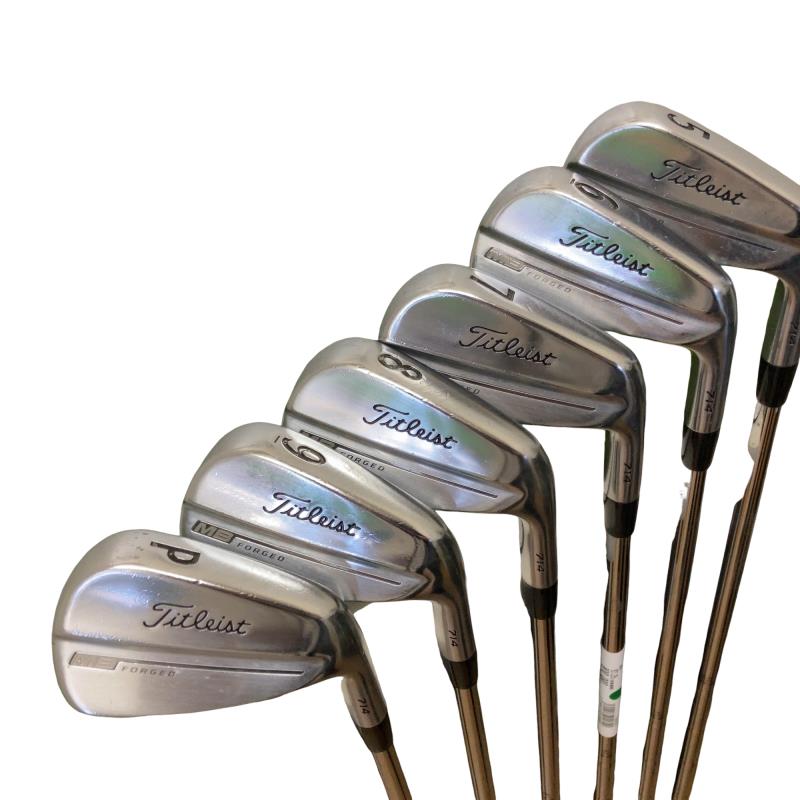 【中古】 タイトリスト Titleist MB 714 6S アイアン仕掛ける IR Dynamic Gold (フレックスS) メンズ 成人男性用 右利き 右用 D価値づける ゴルフ野球クラブ