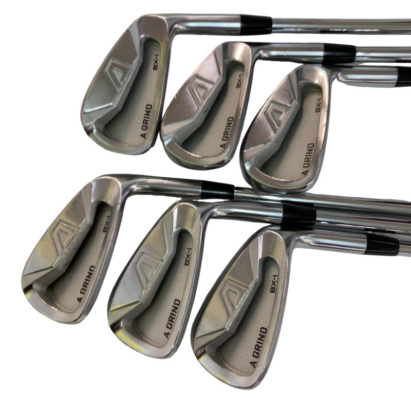 【中古】 A DESIGN GOLF A GRIND BX-I 6S アイアン仕掛ける IR 完全無欠特注立て坑 (フレックスS) メンズ 成人男性用 右利き 右用 C序列付ける ゴルフ野球クラブ