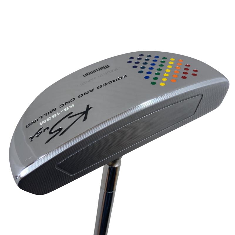 【中古】 マジェスティゴルフ(旧マルマン) KS 163M(虹霓) 34in パター PT スチール写真 (フレックス余分の物) メンズ 成人男性用 右利き 右用 C序列付ける ゴルフ野球クラブ