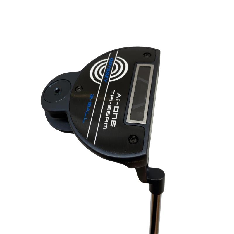 【中古】 オデッセイ Ai-ONE TRI-BEAM 2-BALL CH 34in パター PT STROKE LAB 90 スチール写真 (フレックス余分の物) メンズ 成人男性用 右利き 右用 C序列付ける ゴルフ野球クラブ