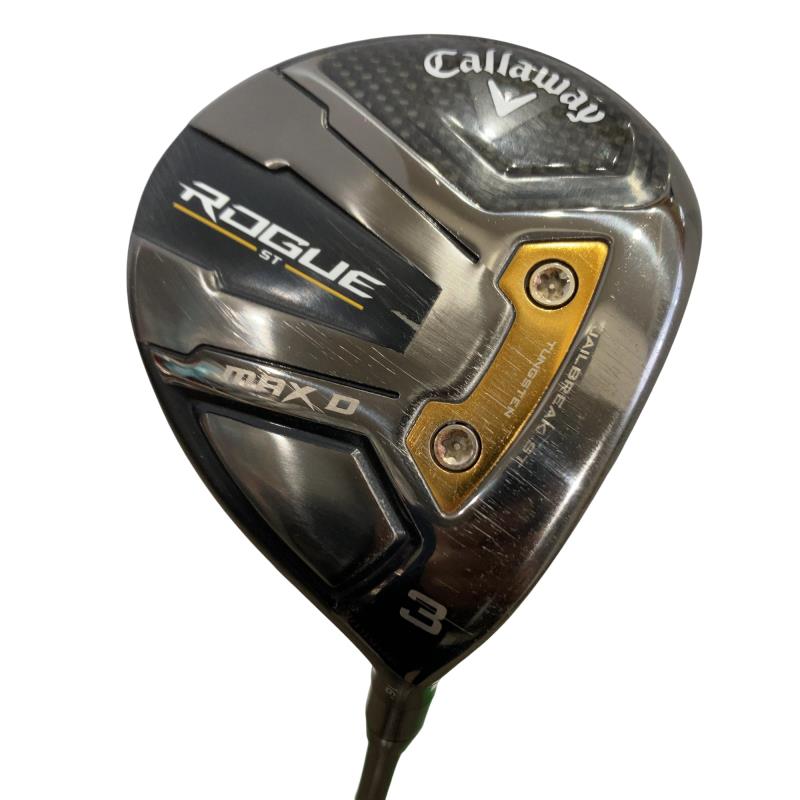 【中古】 キャロウェイ ROGUE ST MAX D 3W フェアウェイウッド FW VENTUS 5 for CW(ROGUE ST FW) (フレックスS) メンズ 男性用 右利き 右用 Cランク ゴルフクラブ