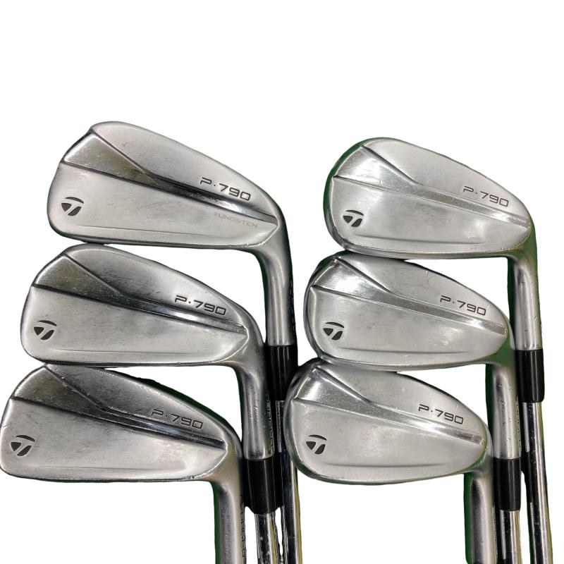 【中古】 テーラーメイド Taylor Made P・790(2021) 6S アイアンセット IR 純正特注シャフト (フレックスS) メンズ 男性用 右利き 右用 Cランク ゴルフクラブ