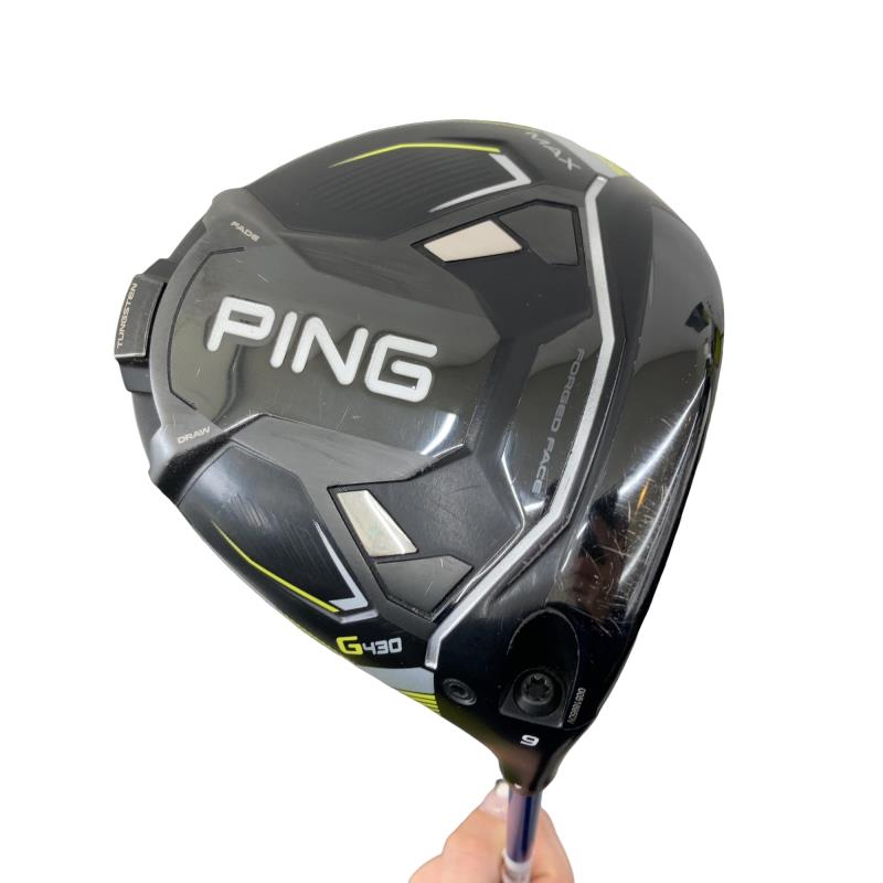 【中古】 ピン G430 MAX  9° １番ウッド DR ALTA J CB BLACK(DR) (フレックスSR) メンズ 成人男性用 右利き 右用 C価値づける ゴルフ野球クラブ