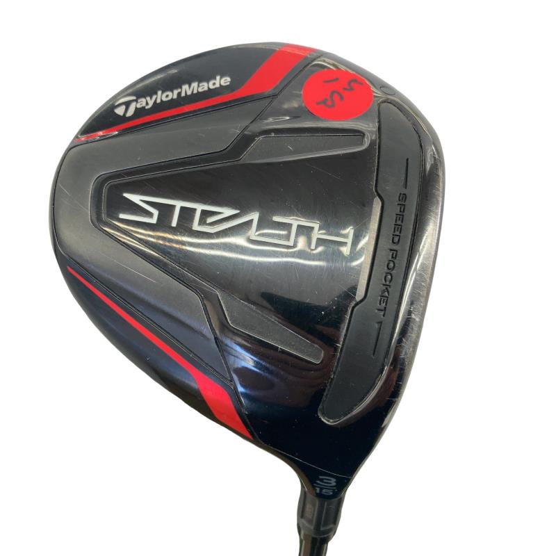 【中古】 テーラーメイド STEALTH 3W フェアウェイウッド FW TENSEI RED TM50(STEALTH FW) (フレックスS) メンズ 男性用 右利き 右用 Cランク ゴルフクラブ