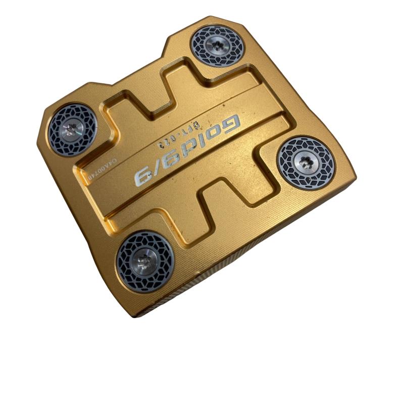 【中古】 キャスコ Gold 9/9 DELTA-FACE Turtle DFT-023 34in パター PT 一風変わった炭素 (フレックス余分の物) メンズ 成人男性用 右利き 右用 D位置づける ゴルフ野球クラブ