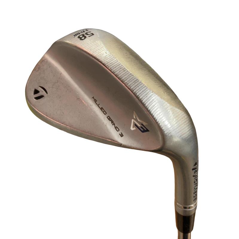 【中古】 仕立て屋お手伝いさん Taylor Made MILLED GRIND 3 58°/08° ウェッジ WG Dynamic Gold (フレックスS) メンズ 成人男性用 右利き 右用 C位置づける ゴルフ野球クラブ