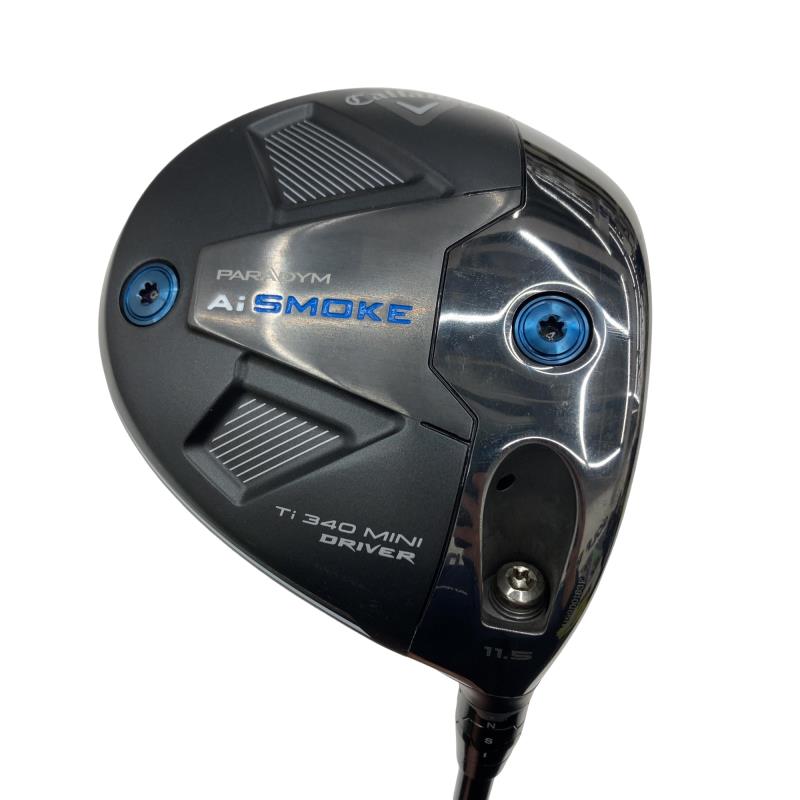 【中古】 キャロウェイ PARADYM Ai SMOKE Ti 340 MINI 11.5° ドライバー DR TENSEI 60 for CW(Ai SMOKE DR) (フレックスS) メンズ 男性用 右利き 右用 Cランク ゴルフクラブ