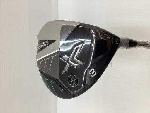 【中古】 ダンロップ XXIO(2022) eks 3W フェアウェイウッド FW Miyazaki AX-2(FW) (フレックスSR) メンズ 男性用 右利き 右用 Cランク ゴルフクラブ