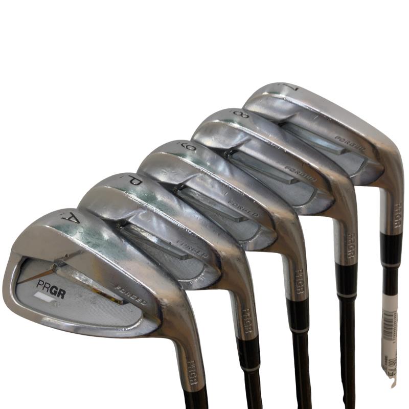 【中古】 プロギア PRGR 03 5S アイアンセット IR Diamana FOR PRGR(2022 IR) (フレックスSR) メンズ 男性用 右利き 右用 Cランク ゴルフクラブ