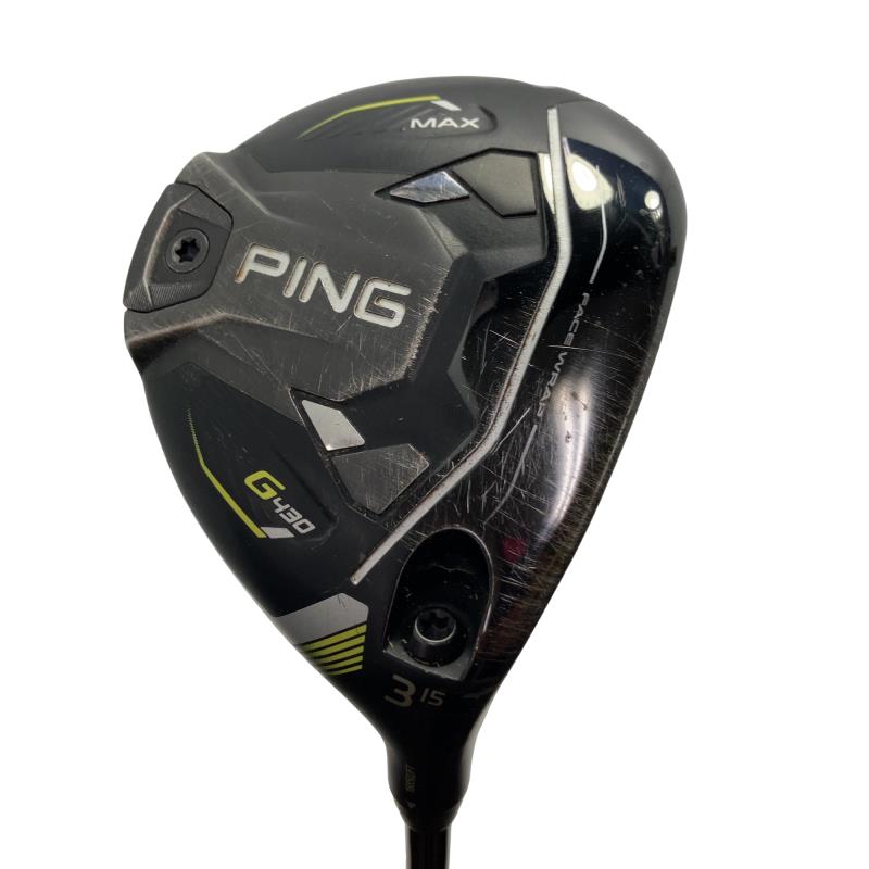【中古】 ピン G430 MAX 3W フェアウェイウッド FW PING TOUR 2.0 BLACK 65(FW) (フレックスS) メンズ 男性用 右利き 右用 Cランク ゴルフクラブ