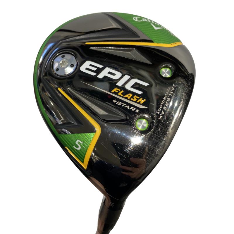 【中古】 キャロウェイ EPIC FLASH STAR 5W フェアウェイウッド FW Speeder EVOLUTION for CW(フェアウェイ) (フレックスSR) メンズ 男性用 右利き 右用 Cランク ゴルフクラブ