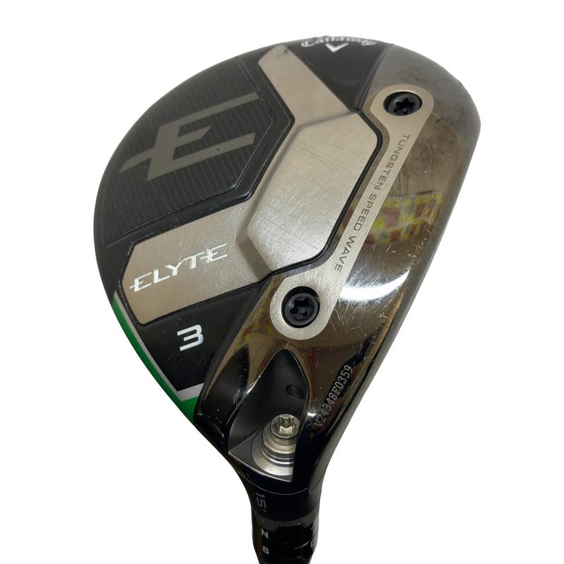 【中古】 キャロウェイ ELYTE 3W フェアウェイウッド FW VENTUS GREEN 50 for CW(ELYTE FW) (フレックスSR) メンズ 男性用 右利き 右用 Cランク ゴルフクラブ