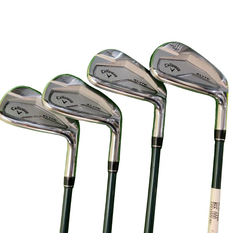 【中古】 キャロウェイ ELYTE MAX FAST 5S アイアン仕掛ける IR LIN-Q GREEN 40 for CW(ELYTE IR) (フレックスR) メンズ 成人男性用 右利き 右用 C価値づける ゴルフ野球クラブ