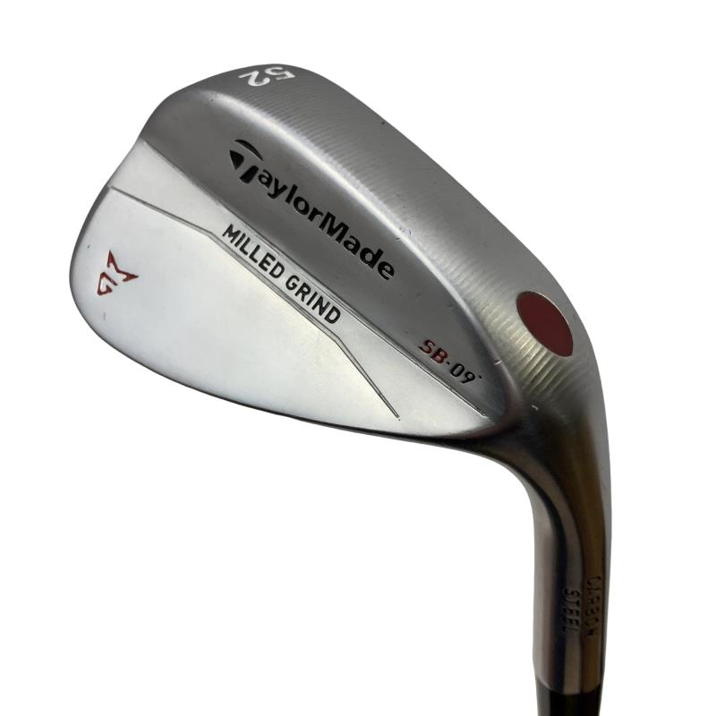 【中古】 仕立て屋お手伝いさん Taylor Made MILLED GRIND 52°/09° USA ウェッジ WG Dynamic Gold (フレックス余分の物) メンズ 成人男性用 右利き 右用 C序列付ける ゴルフ野球クラブ