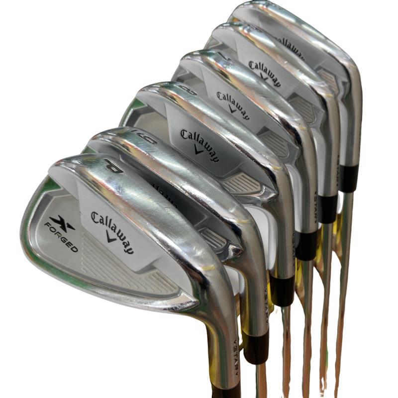 【中古】 キャロウェイ X FORGED STAR(2021) 6S アイアンセット IR NS PRO MODUS3 TOUR105 (フレックスS) メンズ 男性用 右利き 右用 Cランク ゴルフクラブ