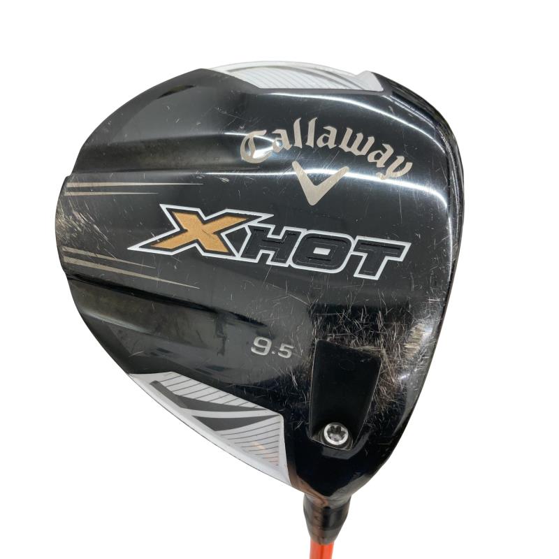 【中古】 キャロウェイ X HOT  9.5° １番ウッド DR 完全無欠特注立て坑 (フレックスS) メンズ 成人男性用 右利き 右用 C序列付ける ゴルフ野球クラブ